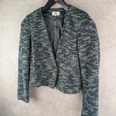 Noa Noa Jumper Womens Small S Grey Knitted Cardigan